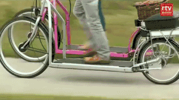 凯发k8娱乐官网版下载装备 懒人运动神器：走路自行车走一步飞10米(图1)